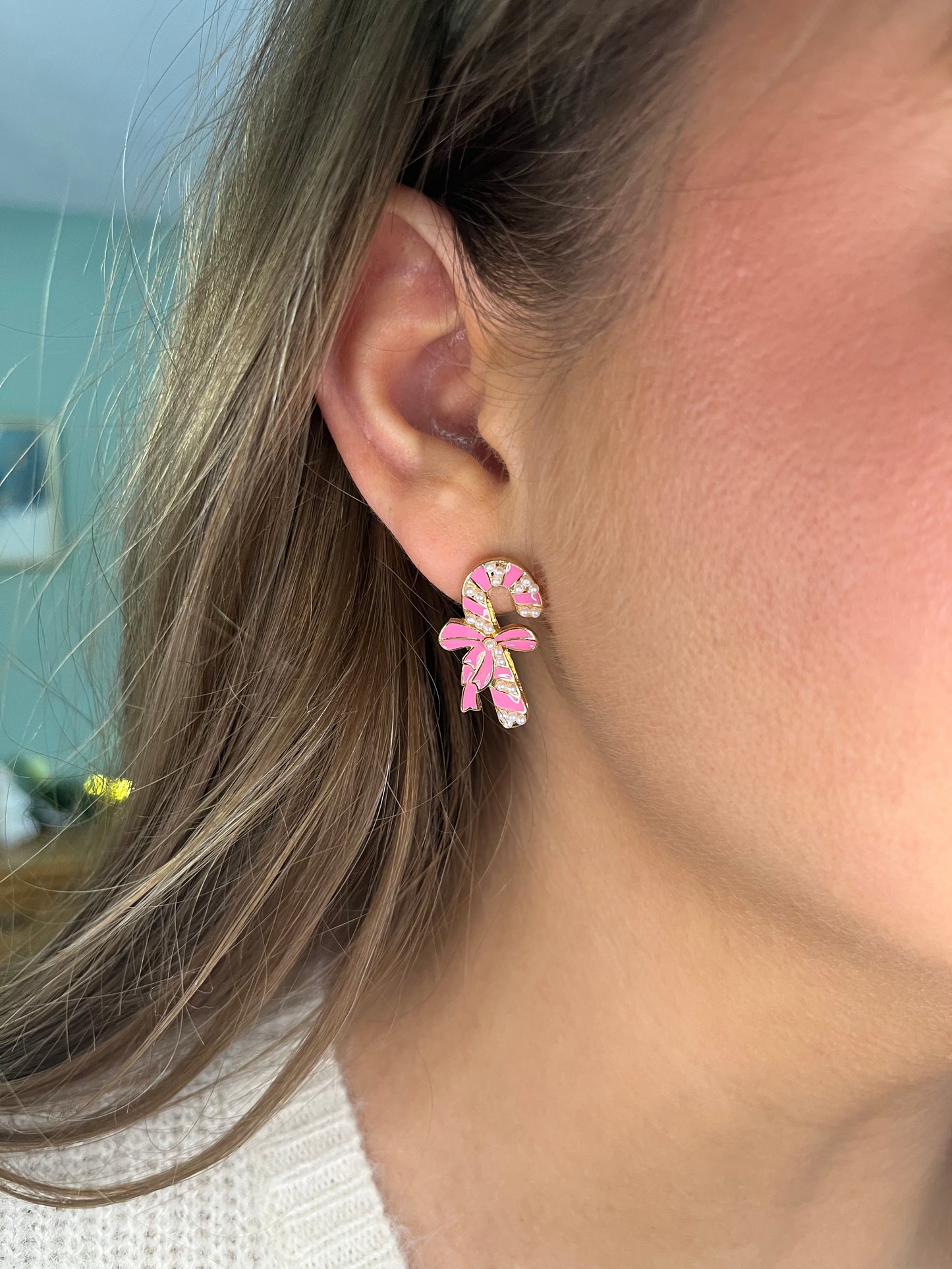 Candy Cane Earrings