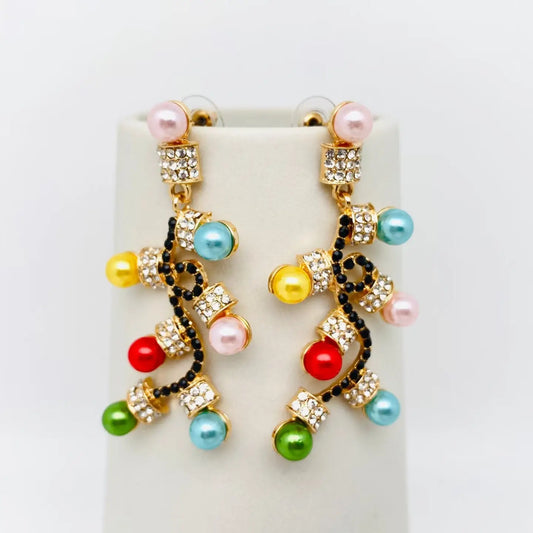 Christmas Lights Earrings