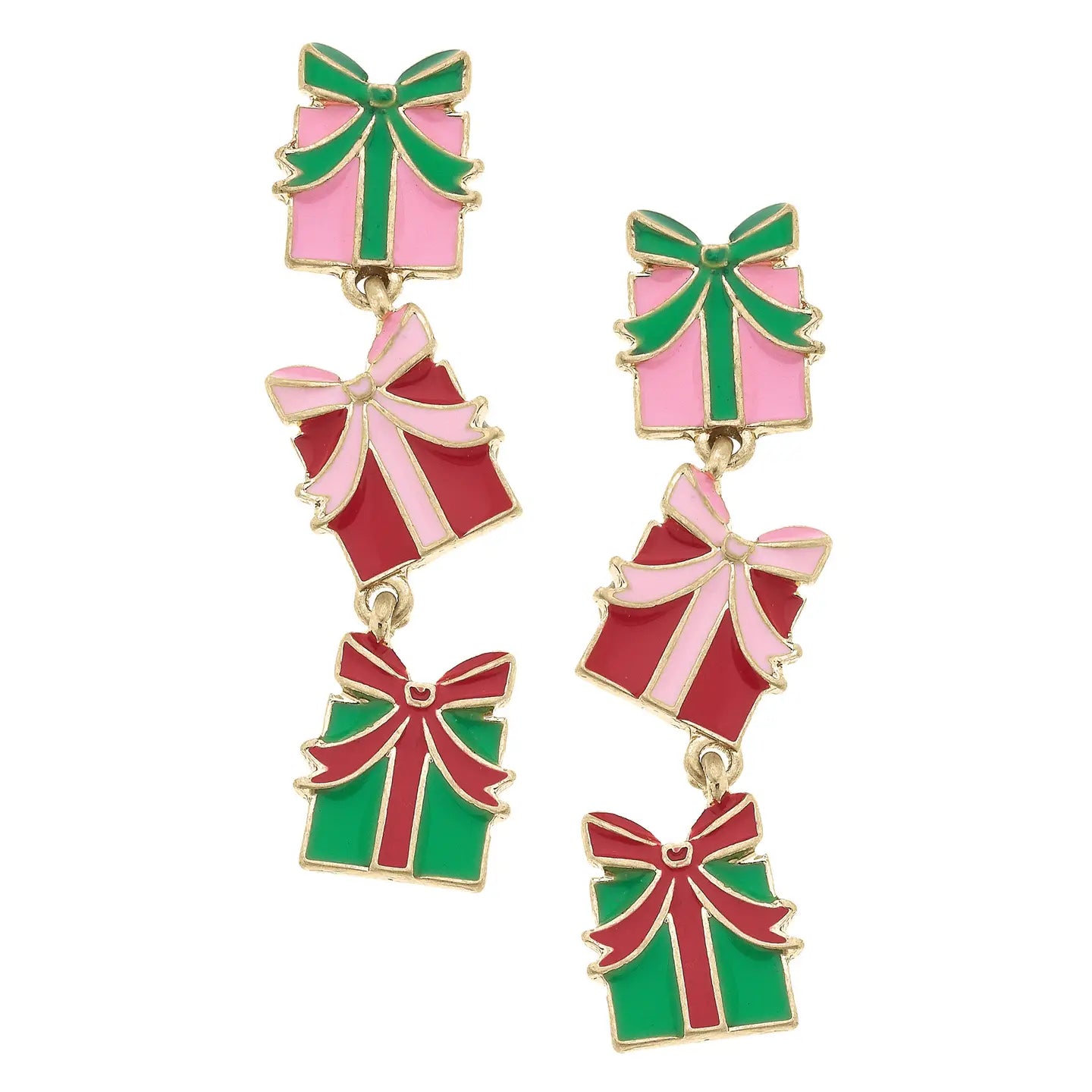 Christmas Presents Dangle Earrings