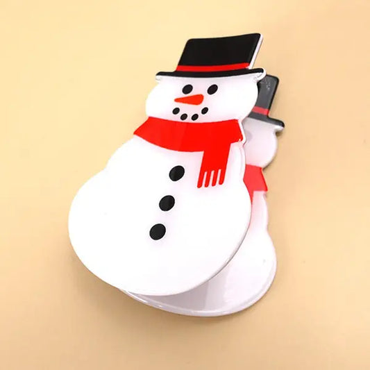 Snowman Claw Clip